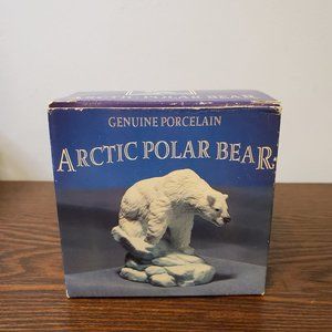 Vintage Royal Classics Genuine Porcelain Artic Polar Bear Figurine in Box